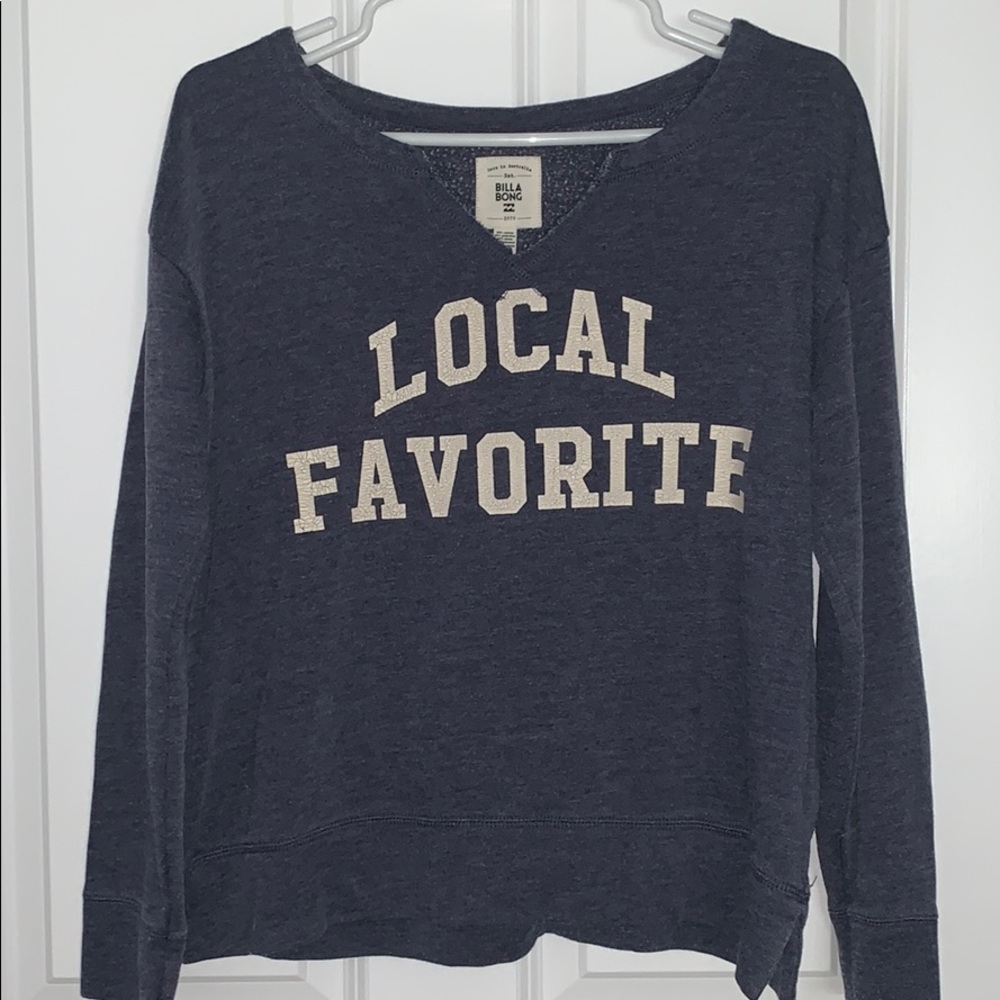 Navy Billabong crewneck